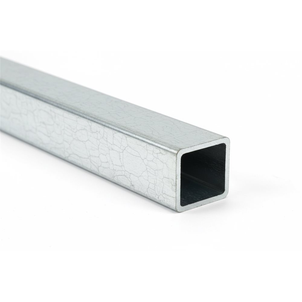 Steel, 1" x 1" Galv. 18ga