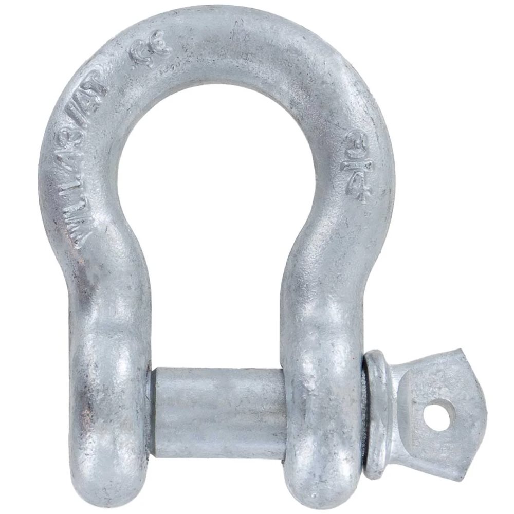 Shackle, 1/4" Galv.