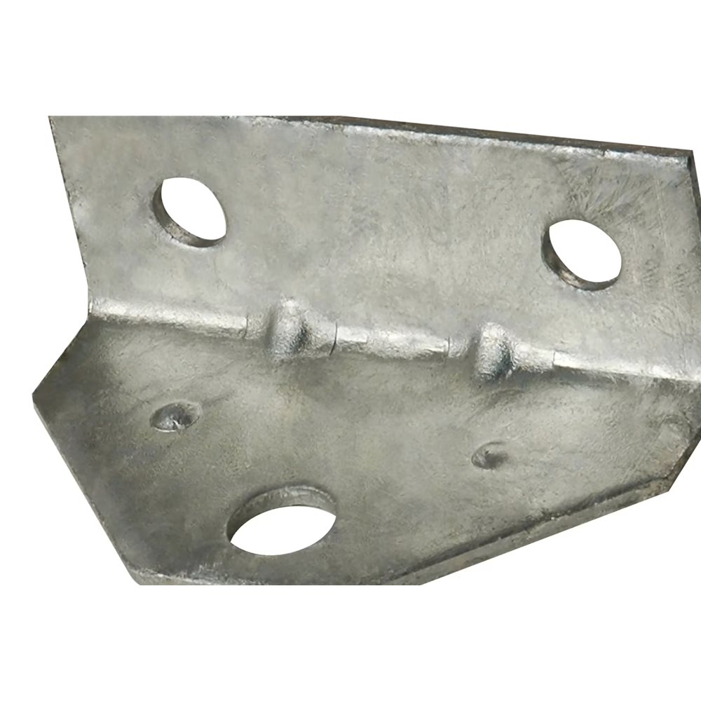 X-Arm Bracket Adj., 3", Galv