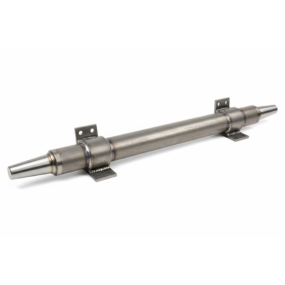 Axle Rnd 3.5K 74" SC No Hubs