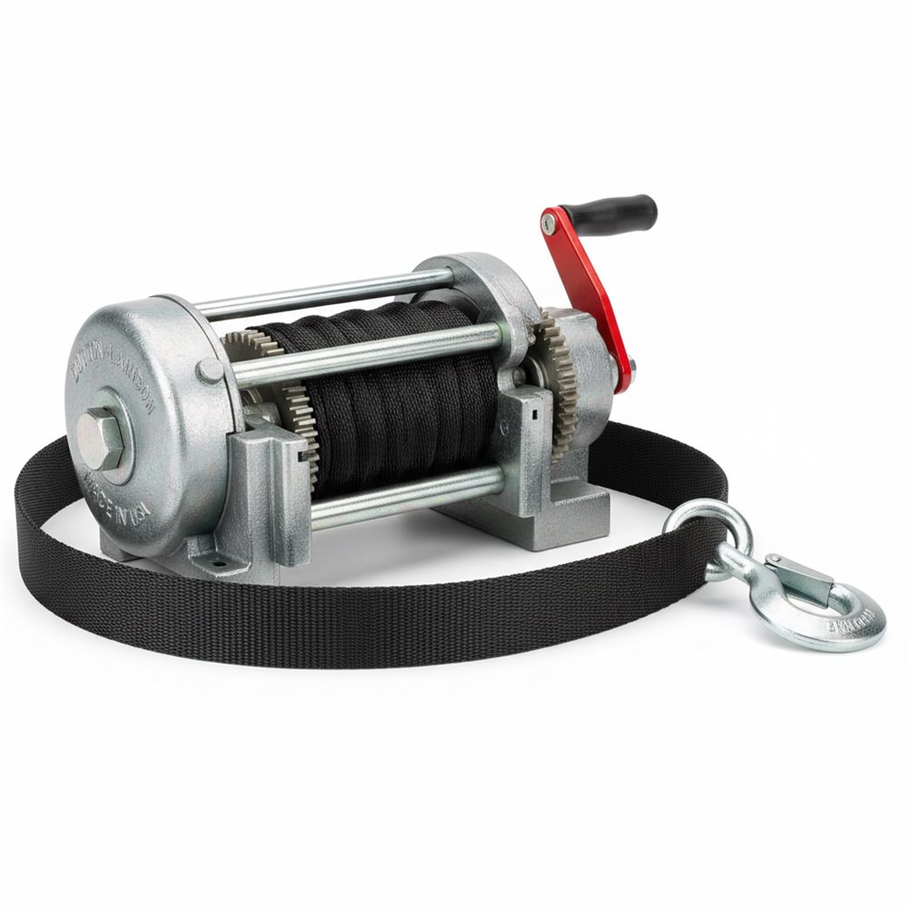 Winch, DL 3200#, 20' HD Strap